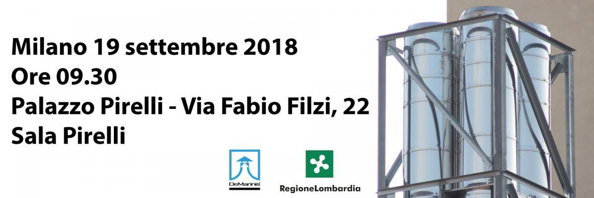 Convegno apparecchi a biomassa, 19 settembre 2018, Regione Lombardia