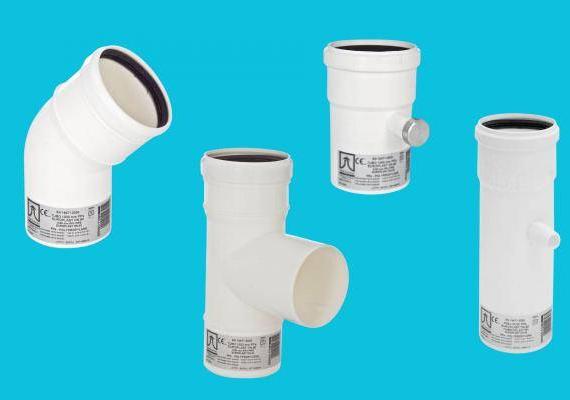 Canna fumaria in polipropilene della serie Europlast di De Marinis