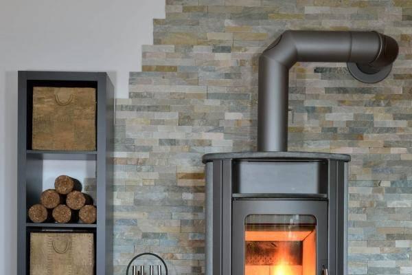 Canale Fumario In Acciaio Porcellanato ALA SMALTO - Ø120mm X 1000mm, Nero Opaco, Per Stufe A Legna - Foto 5